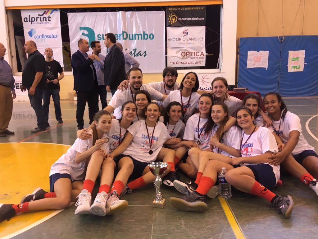 SUPERDUMBO MARISTAS, CAMPEONAS DE CADETE FAMENINO BASKET 2019