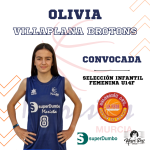 Olivia Villaplana Brotons convocada con la selección U14F